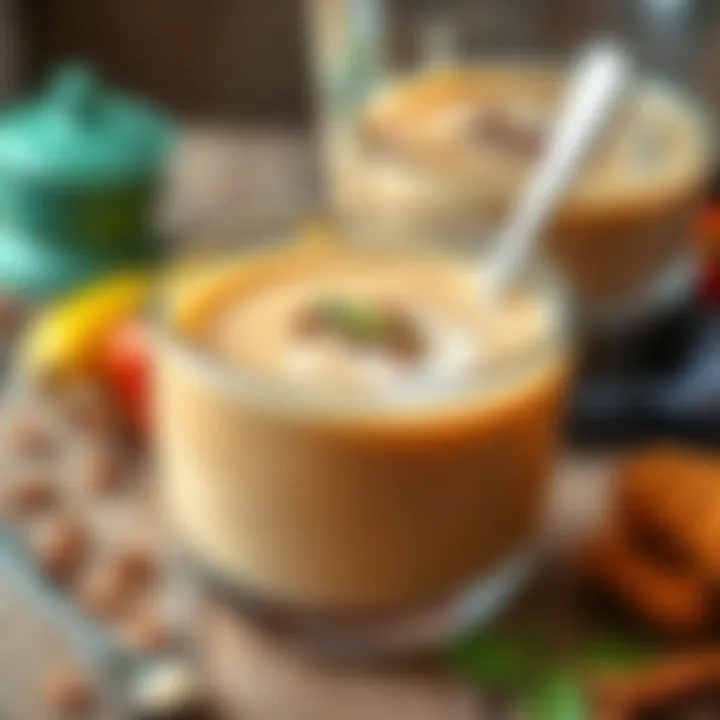 Creamy Soup from a Smoothie Maker Creamy soup made using a smoothie maker