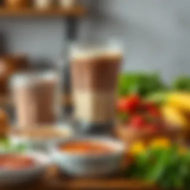 Healthy Dips and Sauces Creation Healthy dips and sauces prepared with a blender