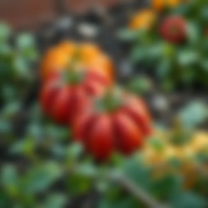 A selection of seasonal vegetables to plant in autumn