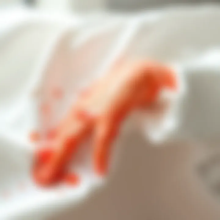 Effective stain removal for white fabrics