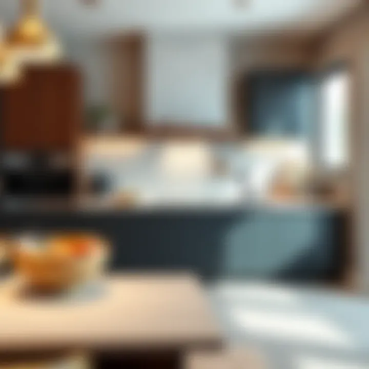 The Elegance of Stain-Resistant Countertops Elegant kitchen countertop showcasing stain-resistant features