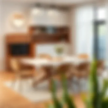 Stylish Extendable Dining Table for Compact Living Stylish extendable dining table for compact areas