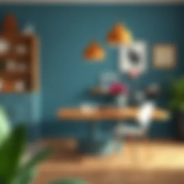 Creative use of sunta boyası on furniture