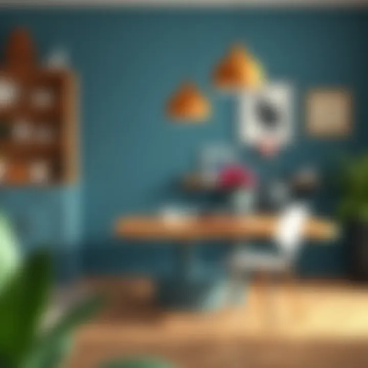 Creative use of sunta boyası on furniture