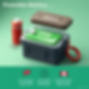 Promoting Sustainable Battery Reuse Infographic on sustainable practices in battery reuse