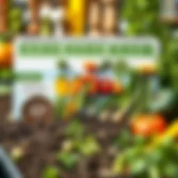 Seasonal planting calendar with various crops