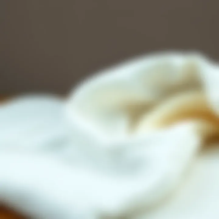 Clean Fabric Result Clean fabric after treatment