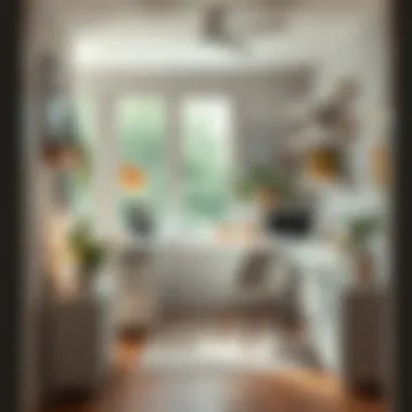 efficient workspace in a tiny office