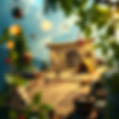 A creative treasure hunt map leading to a surprise destination.