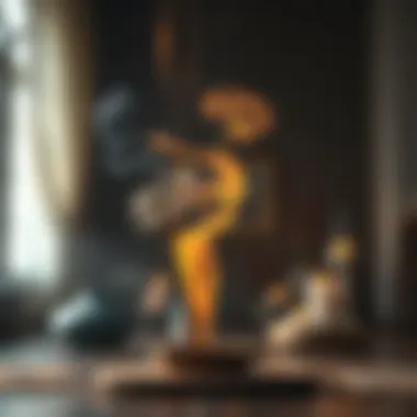 A serene setting with incense smoke rising in a meditative space