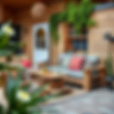 Upcycled furniture made from wood pallets