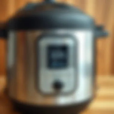 Innovation at Your Fingertips User-friendly control panel of a smart pressure cooker