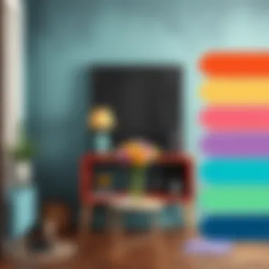 A DIY project featuring a beautifully painted color palette.