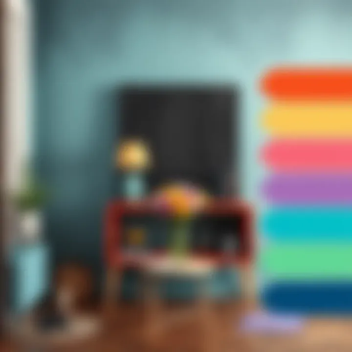 A DIY project featuring a beautifully painted color palette.