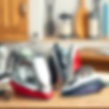 Different types of irons and their uses.