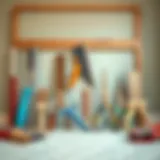 Diverse wallpaper strippers on display