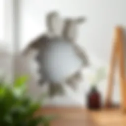 Illustration of water damage on a wall