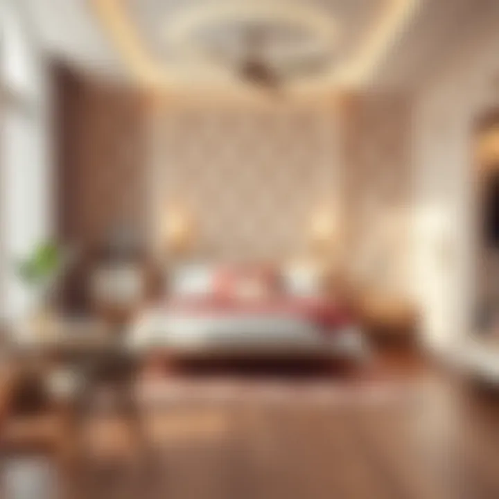 A serene bedroom promoting mental well-being