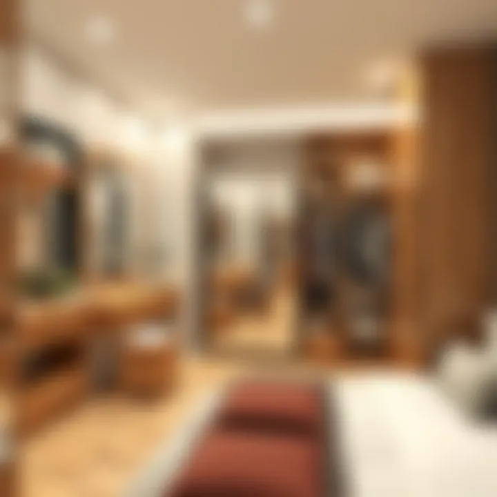 Contemporary dressing room design