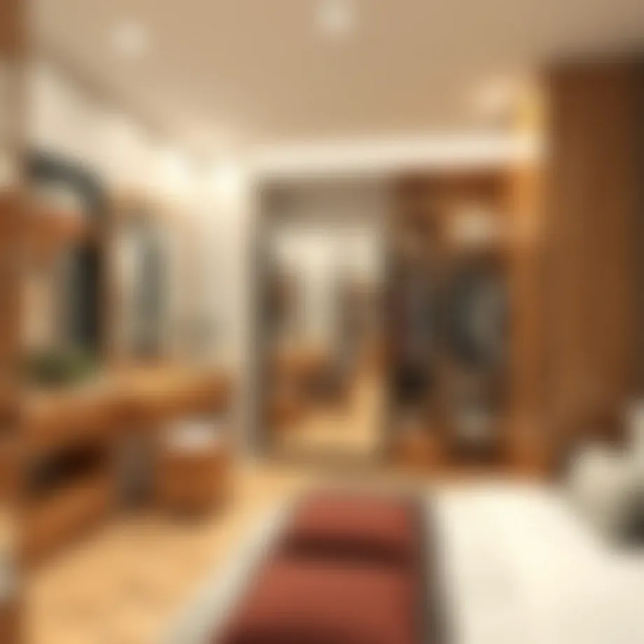 Contemporary dressing room design