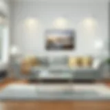 The Benefits of Surface Cleaners on Sofas A pristine living room with a clean sofa