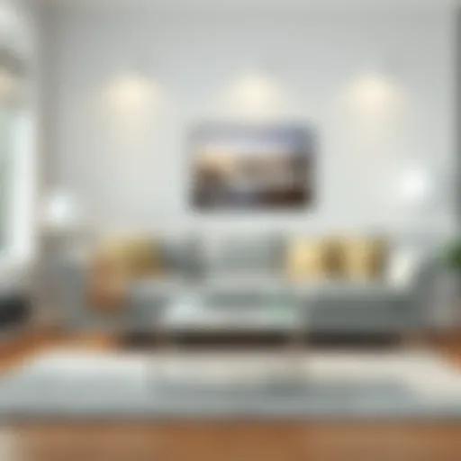 The Benefits of Surface Cleaners on Sofas A pristine living room with a clean sofa