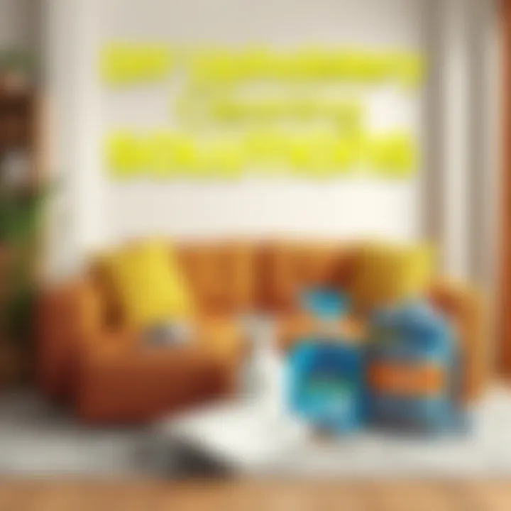 A DIY cleaning kit for upholstery